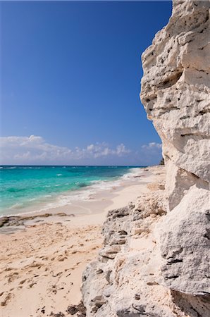 rocks on beach caribbean - Cayo Largo, Cuba Stock Photo - Premium Royalty-Free, Code: 600-02943321