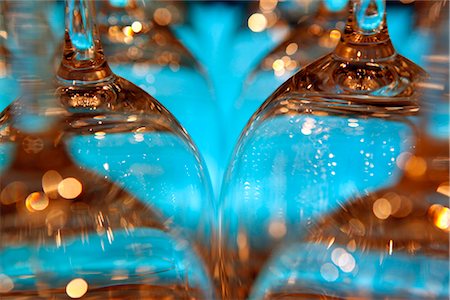 Close-up of Wine Glasses Foto de stock - Sin royalties Premium, Código: 600-02943492
