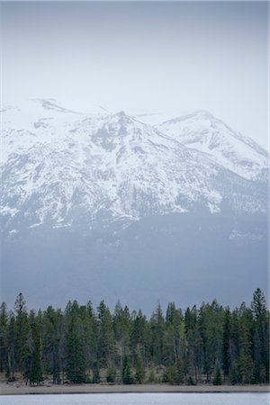 storm canada - Storm Over Lake Edith, Whistlers Mountain, Jasper National Park, Alberta, Canada Stock Photo - Premium Royalty-Free, Code: 600-02957789