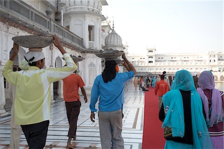 People at Golden Temple, Amritsar, Punjab, India Stock Photo - Premium Royalty-Free, Code: 600-02957891