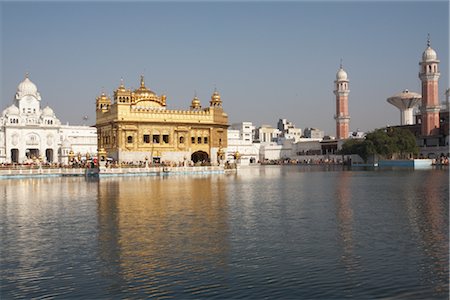 Golden Temple, Amritsar, Punjab, India Stock Photo - Premium Royalty-Free, Code: 600-02957892