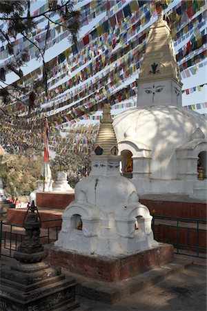 Monkey Temple, Kathmandu, Népal Photographie de stock - Premium Libres de Droits, Code: 600-02957917
