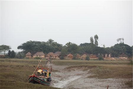 exterior house pictures in india - Namkhana, West Bengal, India Stock Photo - Premium Royalty-Free, Code: 600-02957991