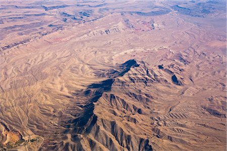 Aerial View of Desert Outside of Las Vegas, Nevada, USA Stock Photo - Premium Royalty-Free, Code: 600-02967465