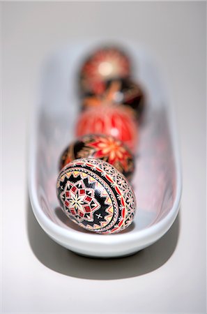 Ukrainian Easter Eggs Fotografie stock - Premium Royalty-Free, Codice: 600-02972891