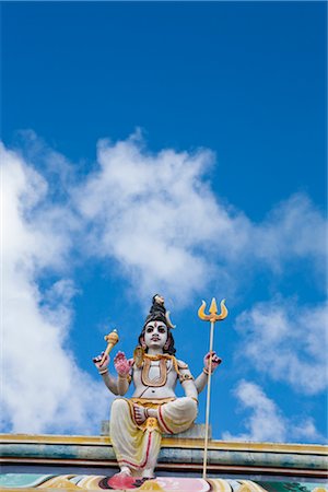 Figure sur le Temple hindou, Ile Maurice Photographie de stock - Premium Libres de Droits, Code: 600-03004995