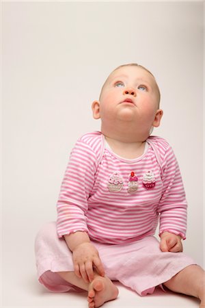 Portrait of Baby Girl Stock Photo - Premium Royalty-Free, Code: 600-03016963