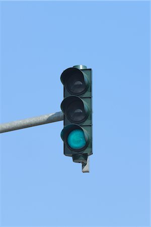 Feu de signalisation, Francfort-sur-le-main, Hesse, Allemagne Photographie de stock - Premium Libres de Droits, Code: 600-03017041