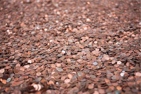 penny - Large Pile of Coins Stock Photo - Premium Royalty-Free, Code: 600-03069068