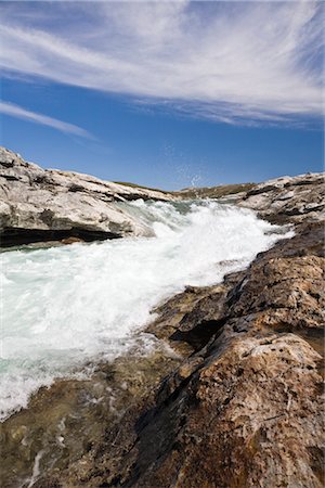 river, rapids - Soper Falls, Soper River, Katannilik Territorial Park Reserve, Baffin Island, Nunavut, Canada Stock Photo - Premium Royalty-Free, Code: 600-03069429