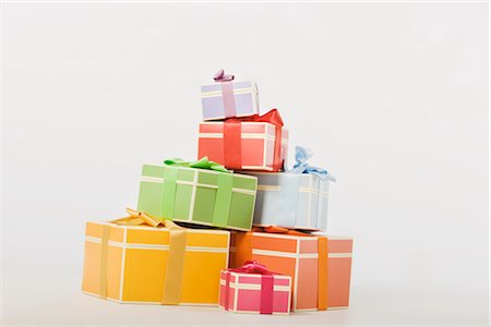 Stack of Gifts Stock Photo - Premium Royalty-Free, Code: 600-03075117