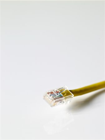 plug - Ethernet Cable Foto de stock - Sin royalties Premium, Código: 600-03075963