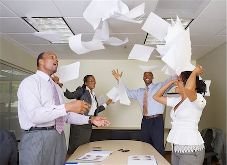 Business People at Meeting Foto de stock - Sin royalties Premium, Código: 600-03083875