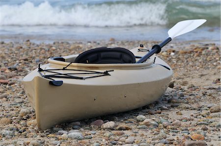 extreme close up - Kayak on Beach Foto de stock - Sin royalties Premium, Código: 600-03152228