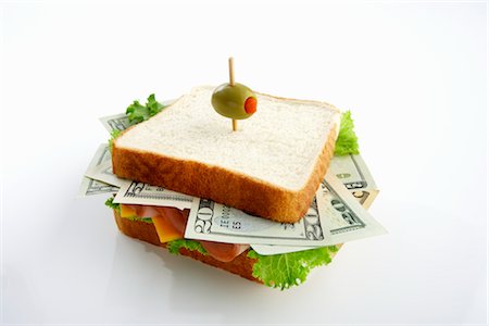 Money Sandwich Fotografie stock - Premium Royalty-Free, Codice: 600-03178896