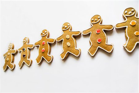 Gingerbread Men Stock Photo - Premium Royalty-Free, Code: 600-03171567