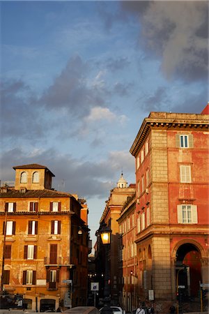 pictures of rome italy at night - Rome at Sunset, Italy Stock Photo - Premium Royalty-Free, Code: 600-03171637