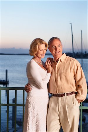 Portrait of Couple Outdoors, Florida, USA Foto de stock - Sin royalties Premium, Código: 600-03171694