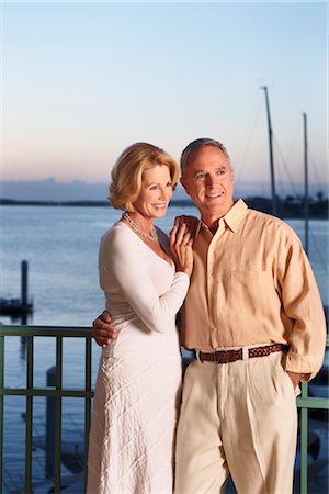 fair haired mature male boat - Portrait of Couple Outdoors, Florida, USA Stock Photo - Premium Royalty-Free, Code: 600-03171694