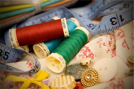 simsearch:614-08869875,k - Still Life of Sewing Supplies Stock Photo - Premium Royalty-Free, Code: 600-03227553