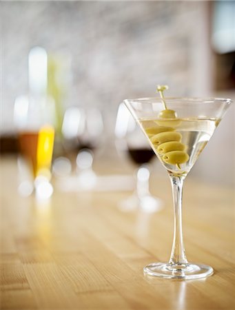 pub - Still Life of Martini at Wine Bar, Toronto, Ontario, Canada Foto de stock - Sin royalties Premium, Código: 600-03230244