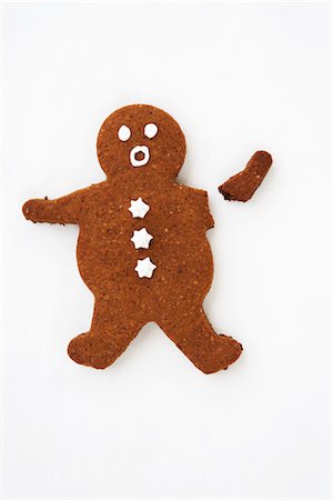 Gingerbread Man with Broken Arm Stock Photo - Premium Royalty-Free, Code: 600-03265830