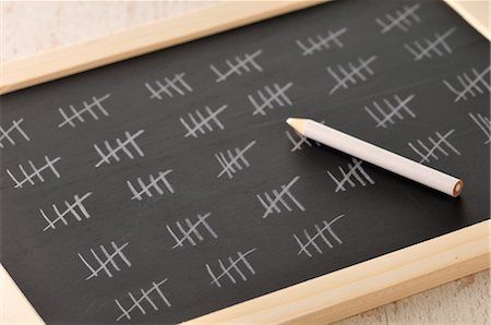 school objects - Chalkboard Stock Photo - Premium Royalty-Free, Code: 600-03284172