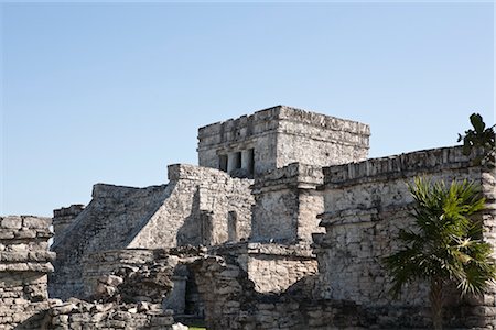 Maya ruines, Tulum, péninsule du Yucatan, Mexique Photographie de stock - Premium Libres de Droits, Code: 600-03355675