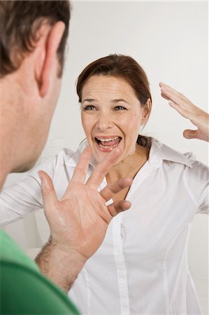 Couple Having Argument Stock Photo - Premium Royalty-Free, Code: 600-03404034