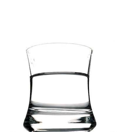 fresh drink white background - Glass Half Full Stock Photo - Premium Royalty-Free, Code: 600-03404144