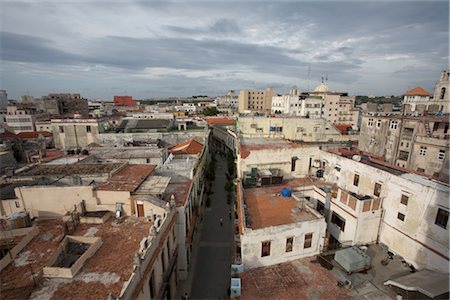 Vue d'ensemble de la vieille Havane, Cuba Photographie de stock - Premium Libres de Droits, Code: 600-03404179
