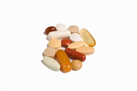 Variety of Pills Stock Photo - Premium Royalty-Free, Code: 600-03404390