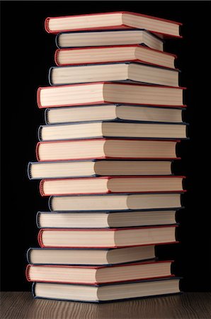 school objects - Stack of Books Stock Photo - Premium Royalty-Free, Code: 600-03407538