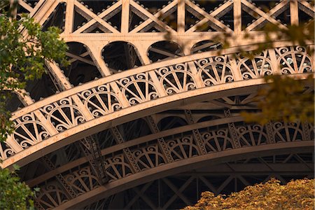 Eiffel Tower Detail, Paris, Ile-de-France, France Stock Photo - Premium Royalty-Free, Code: 600-03408055