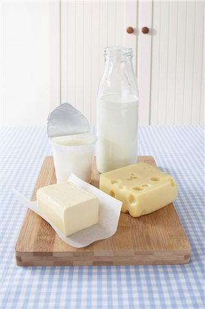 Dairy Products Fotografie stock - Premium Royalty-Free, Codice: 600-03445189