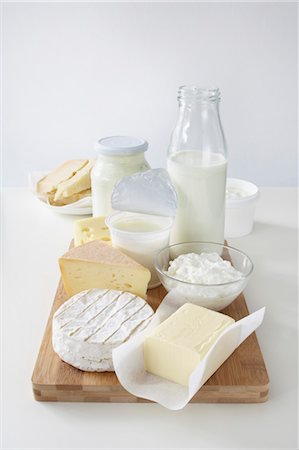 Dairy Products Foto de stock - Sin royalties Premium, Código: 600-03445191