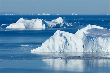 Iceberg dans la baie de Disko, Glacier Jakobshavn, Ilulissat, Groenland Photographie de stock - Premium Libres de Droits, Code: 600-03456553