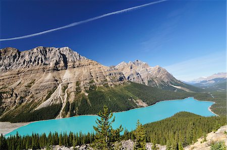 simsearch:700-01880437,k - Peyto Lake, Parc National Banff, Alberta, Canada Photographie de stock - Premium Libres de Droits, Code: 600-03450842