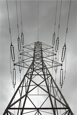 power lines usa - Hydro Tower, Los Angeles, California, USA Stock Photo - Premium Royalty-Free, Code: 600-03460503