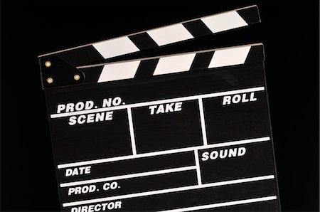 production (mise en scène) - Clapper Board Photographie de stock - Premium Libres de Droits, Code: 600-03463189