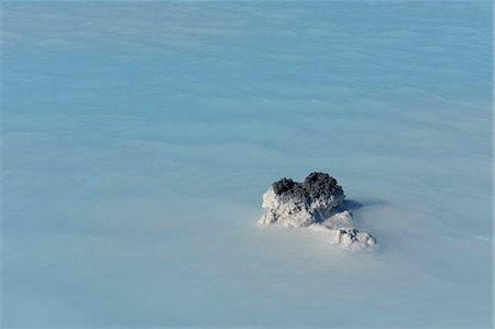 Roches volcaniques au Blue Lagoon géothermique Spa, Grindavik, presqu'île de Rekjanes, Islande Photographie de stock - Premium Libres de Droits, Code: 600-03508228