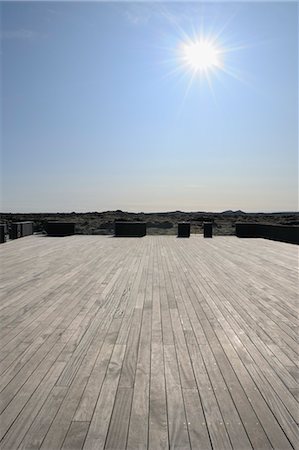 Holzterrasse im Blue Lagoon geothermale Spa, Grindavik, Rekjanes Halbinsel, Island Stockbilder - Premium RF Lizenzfrei, Bildnummer: 600-03508229