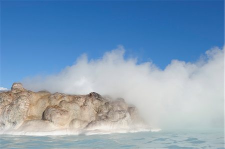 Bleu lagon géothermique Spa, Grindavik, presqu'île de Rekjanes, Islande Photographie de stock - Premium Libres de Droits, Code: 600-03508232
