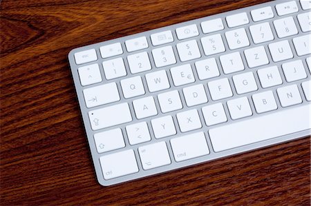 Close-up of Computer Keyboard Fotografie stock - Premium Royalty-Free, Codice: 600-03537949