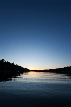 simsearch:600-03240735,k - Sunset Over Ganges Harbour, Long Harbour, Salt Spring Island, Gulf Islands, British Columbia, Canada Stock Photo - Premium Royalty-Free, Code: 600-03544742