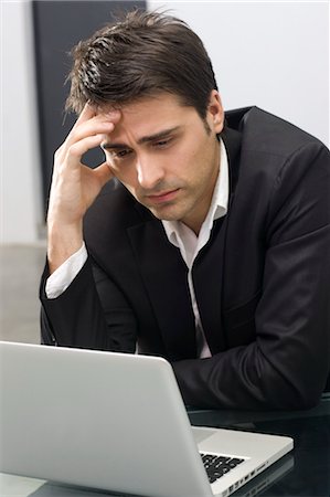 stressed professional - Businessman Stock Photo - Premium Royalty-Free, Code: 600-03556677