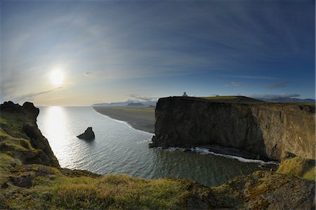 Cap Dyrholaey, Myrdalur, South Iceland, Islande Photographie de stock - Premium Libres de Droits, Code: 600-03586359