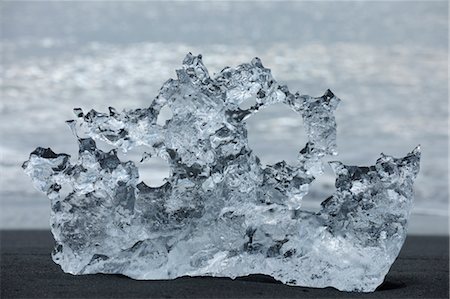 Drift Ice, Jokulsarlon, South Iceland, Iceland Foto de stock - Sin royalties Premium, Código: 600-03586367