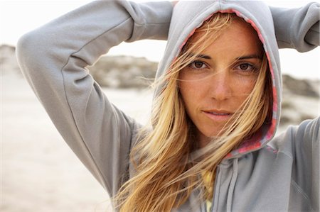 Woman at Beach, Baja California Sur, Mexico Stock Photo - Premium Royalty-Free, Code: 600-03586527