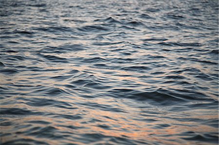 Close-up of Water at Sunset Stock Photo - Premium Royalty-Free, Code: 600-03587110